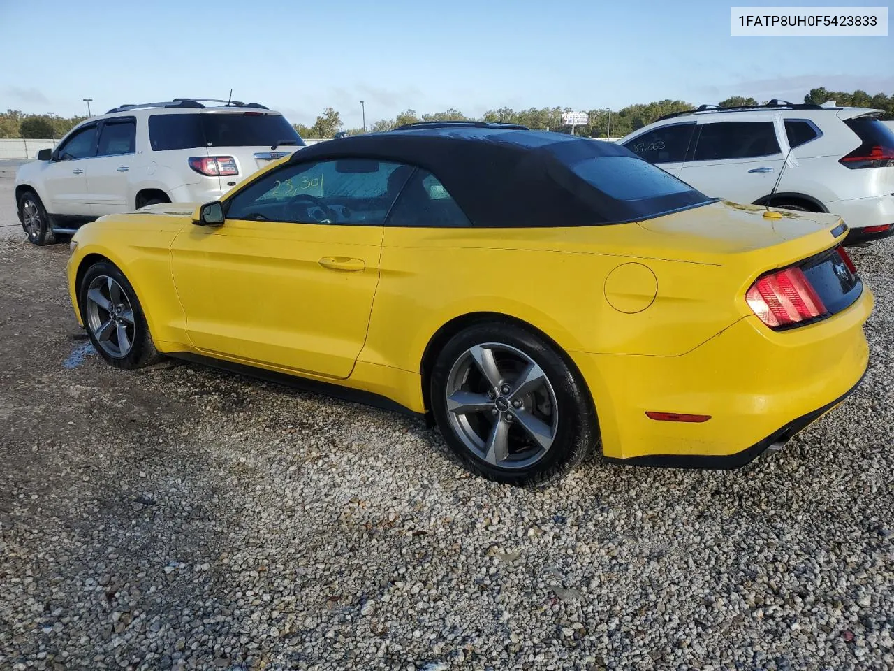 2015 Ford Mustang VIN: 1FATP8UH0F5423833 Lot: 78247264