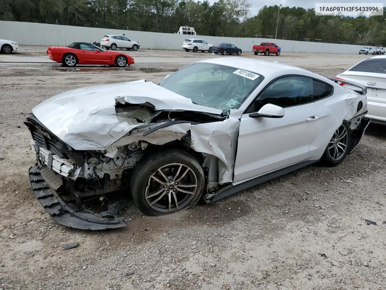 2015 Ford Mustang VIN: 1FA6P8TH3F5433996 Lot: 78311864