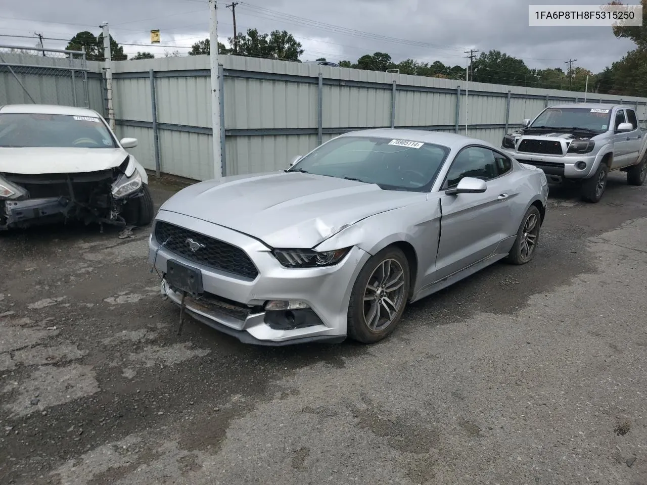 2015 Ford Mustang VIN: 1FA6P8TH8F5315250 Lot: 78905114