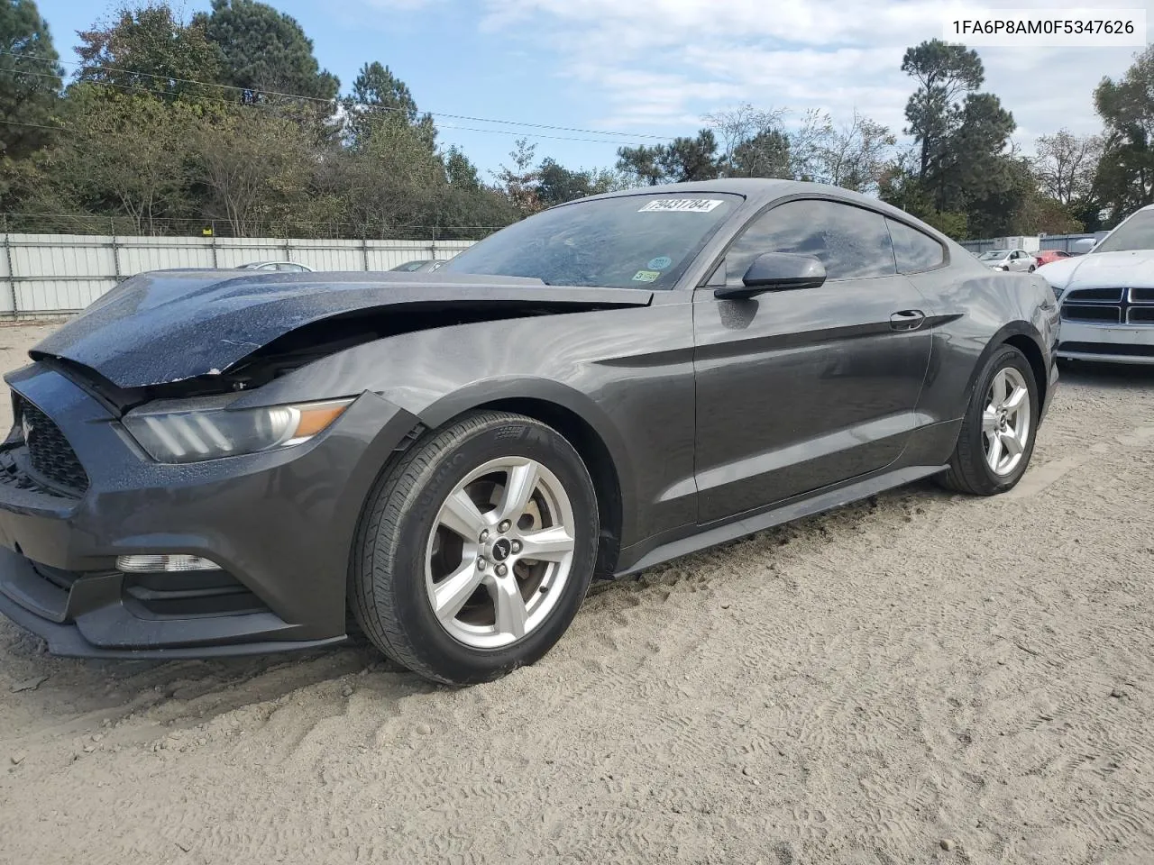 2015 Ford Mustang VIN: 1FA6P8AM0F5347626 Lot: 79431784