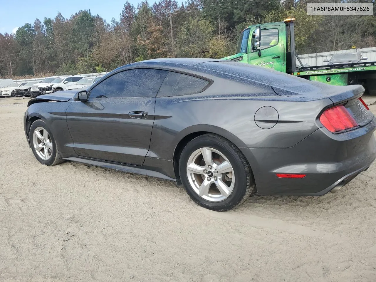 2015 Ford Mustang VIN: 1FA6P8AM0F5347626 Lot: 79431784