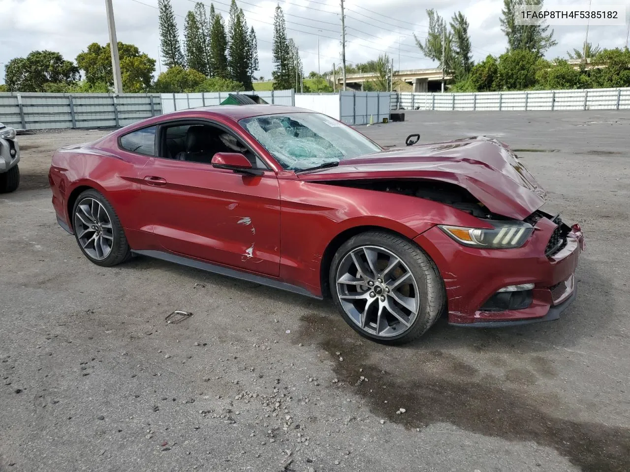 2015 Ford Mustang VIN: 1FA6P8TH4F5385182 Lot: 79802994