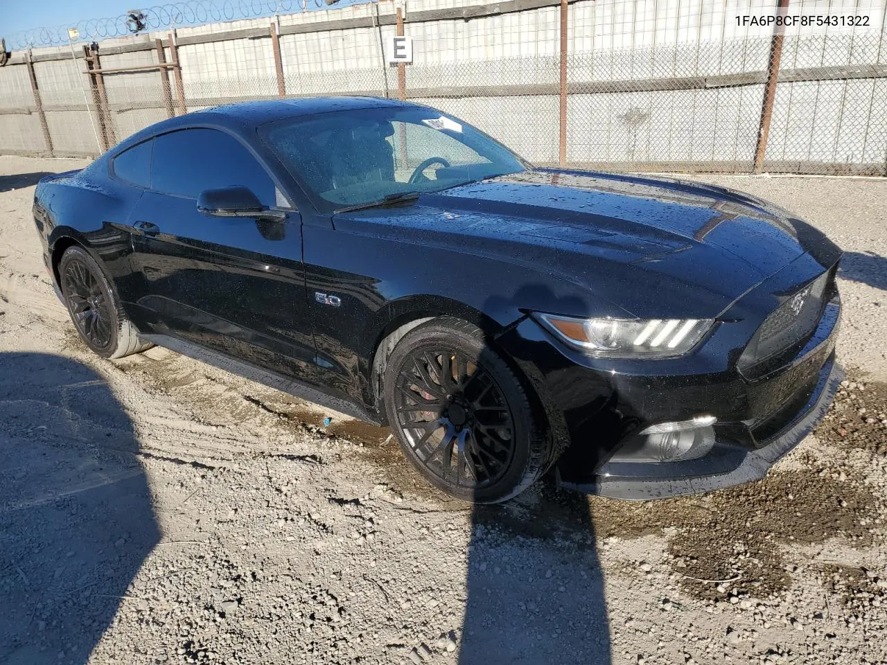 2015 Ford Mustang Gt VIN: 1FA6P8CF8F5431322 Lot: 80166324