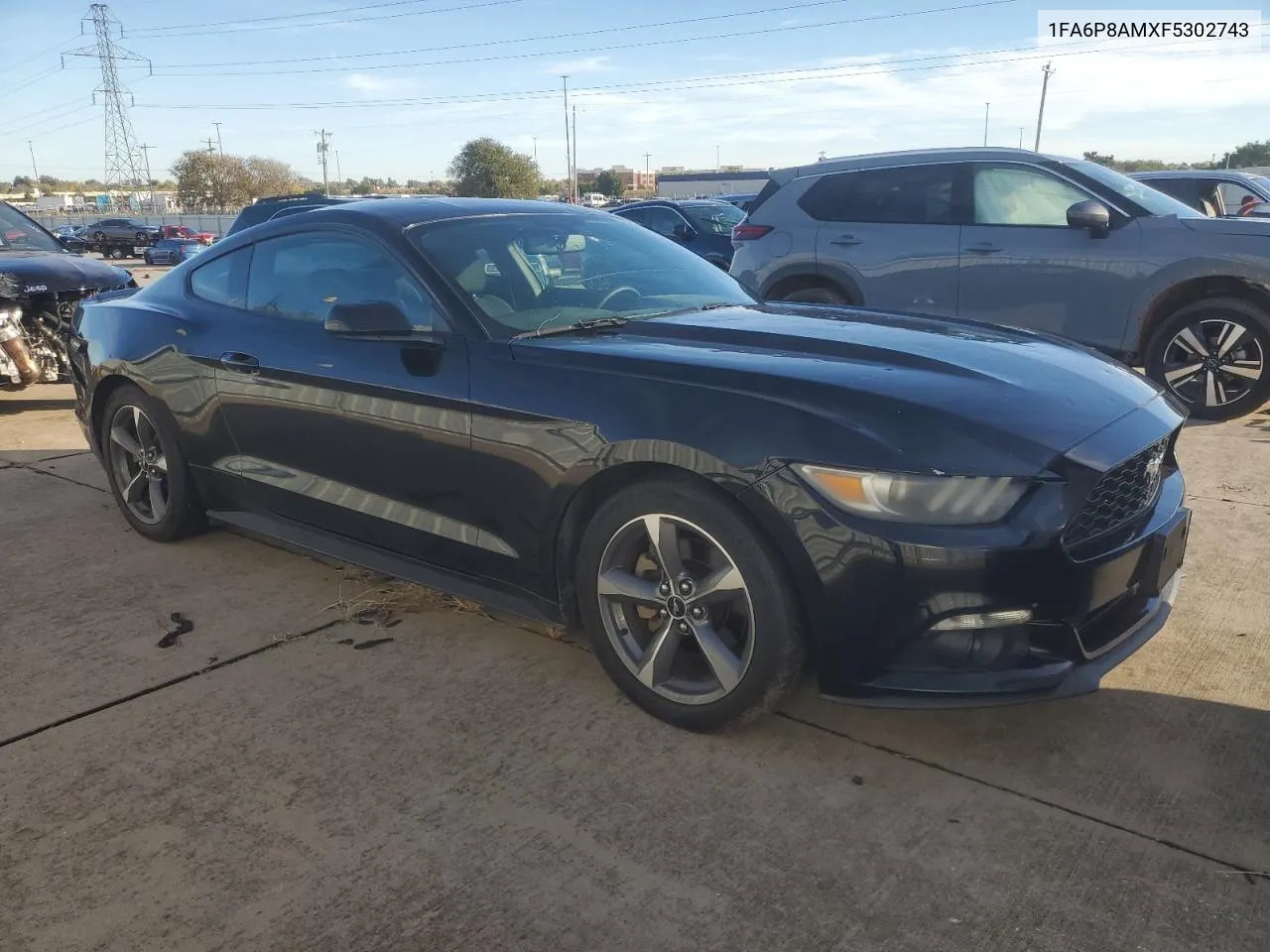 2015 Ford Mustang VIN: 1FA6P8AMXF5302743 Lot: 80383424