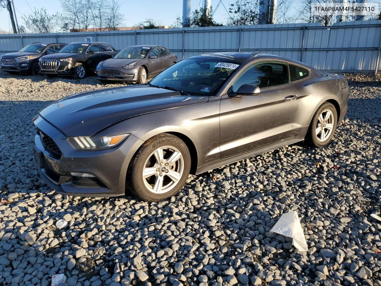 2015 Ford Mustang VIN: 1FA6P8AM4F5427110 Lot: 80428874