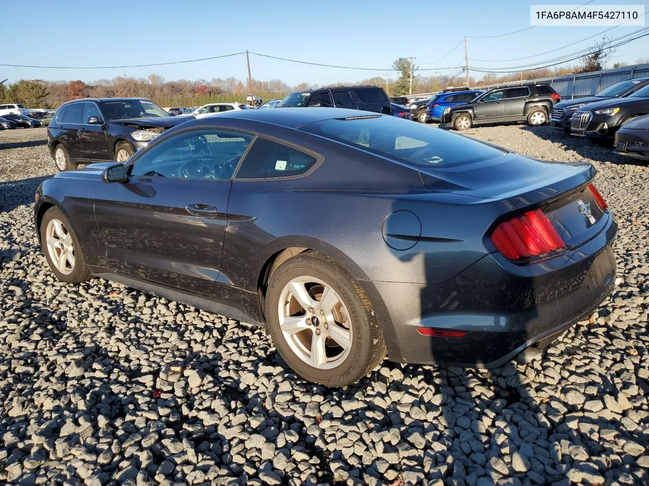 2015 Ford Mustang VIN: 1FA6P8AM4F5427110 Lot: 80428874