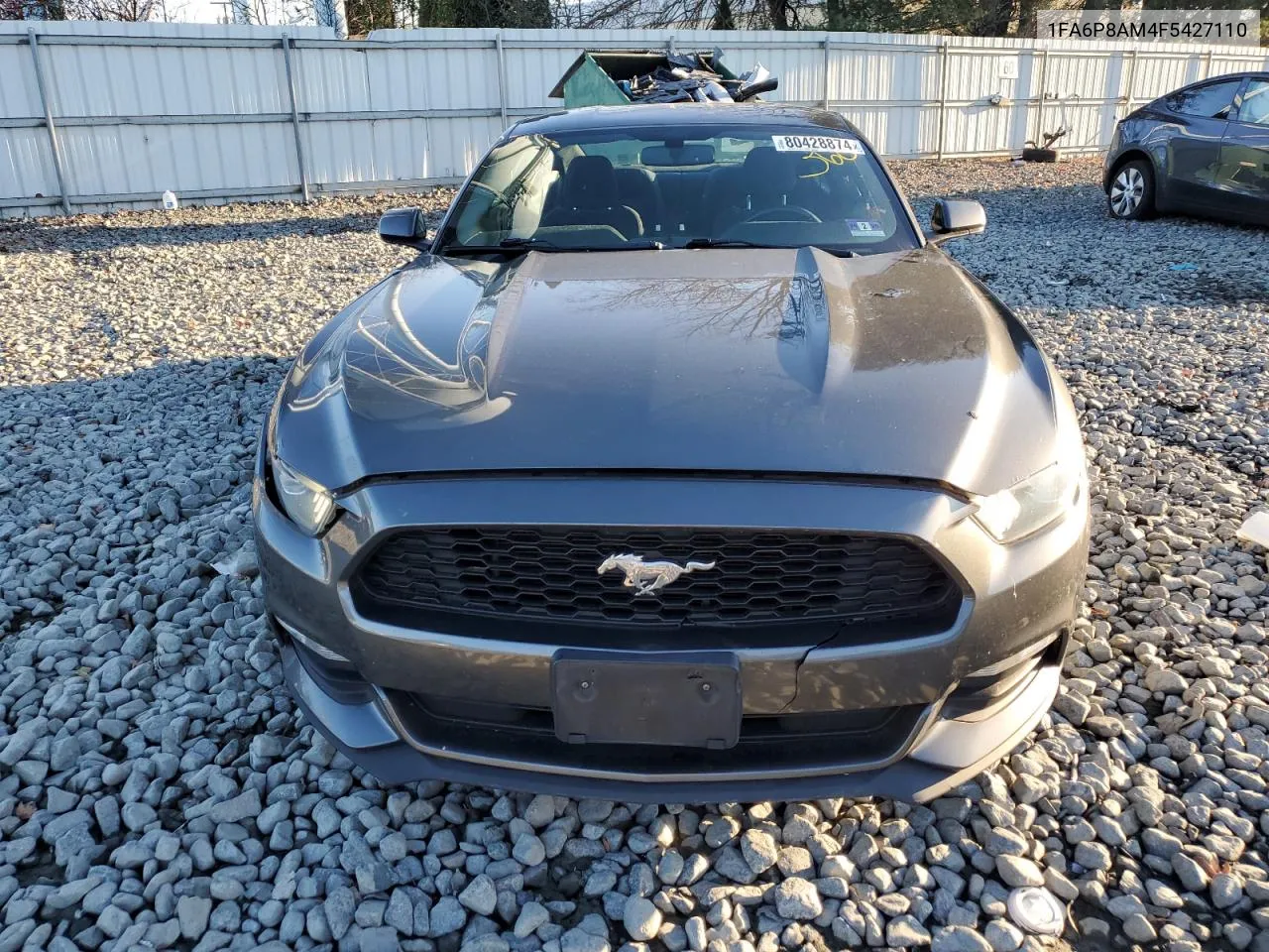 2015 Ford Mustang VIN: 1FA6P8AM4F5427110 Lot: 80428874