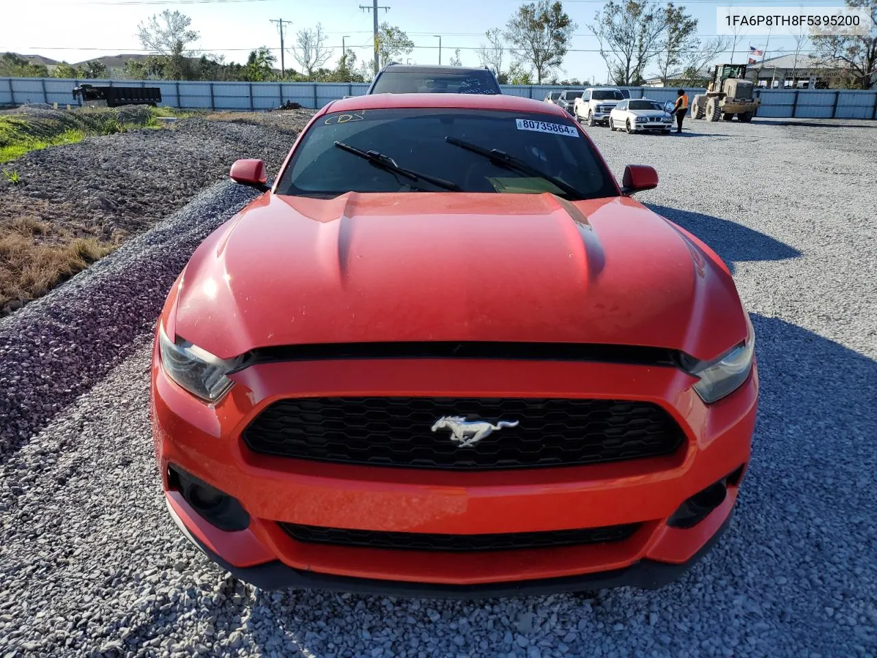 2015 Ford Mustang VIN: 1FA6P8TH8F5395200 Lot: 80735864