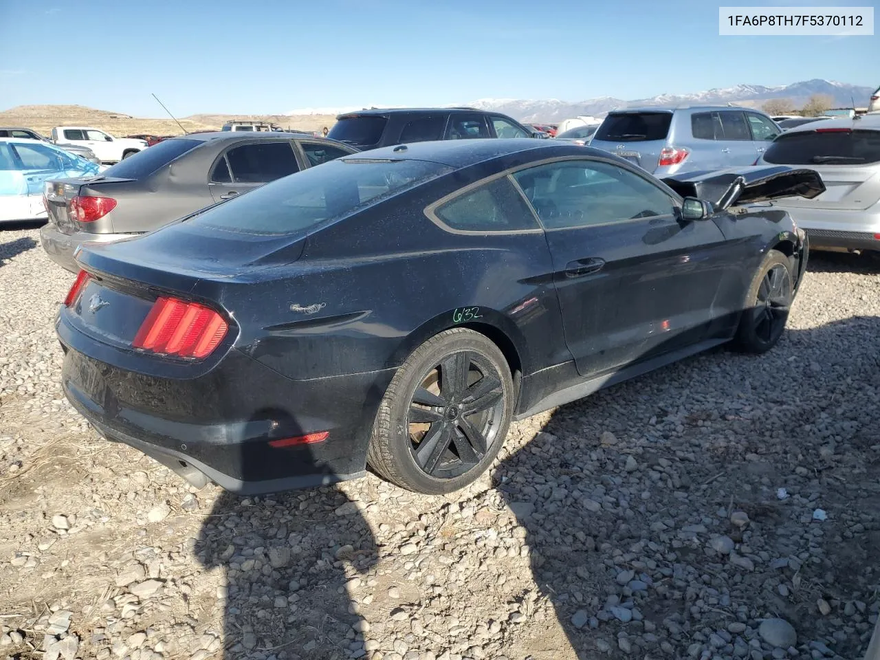 2015 Ford Mustang VIN: 1FA6P8TH7F5370112 Lot: 81264014