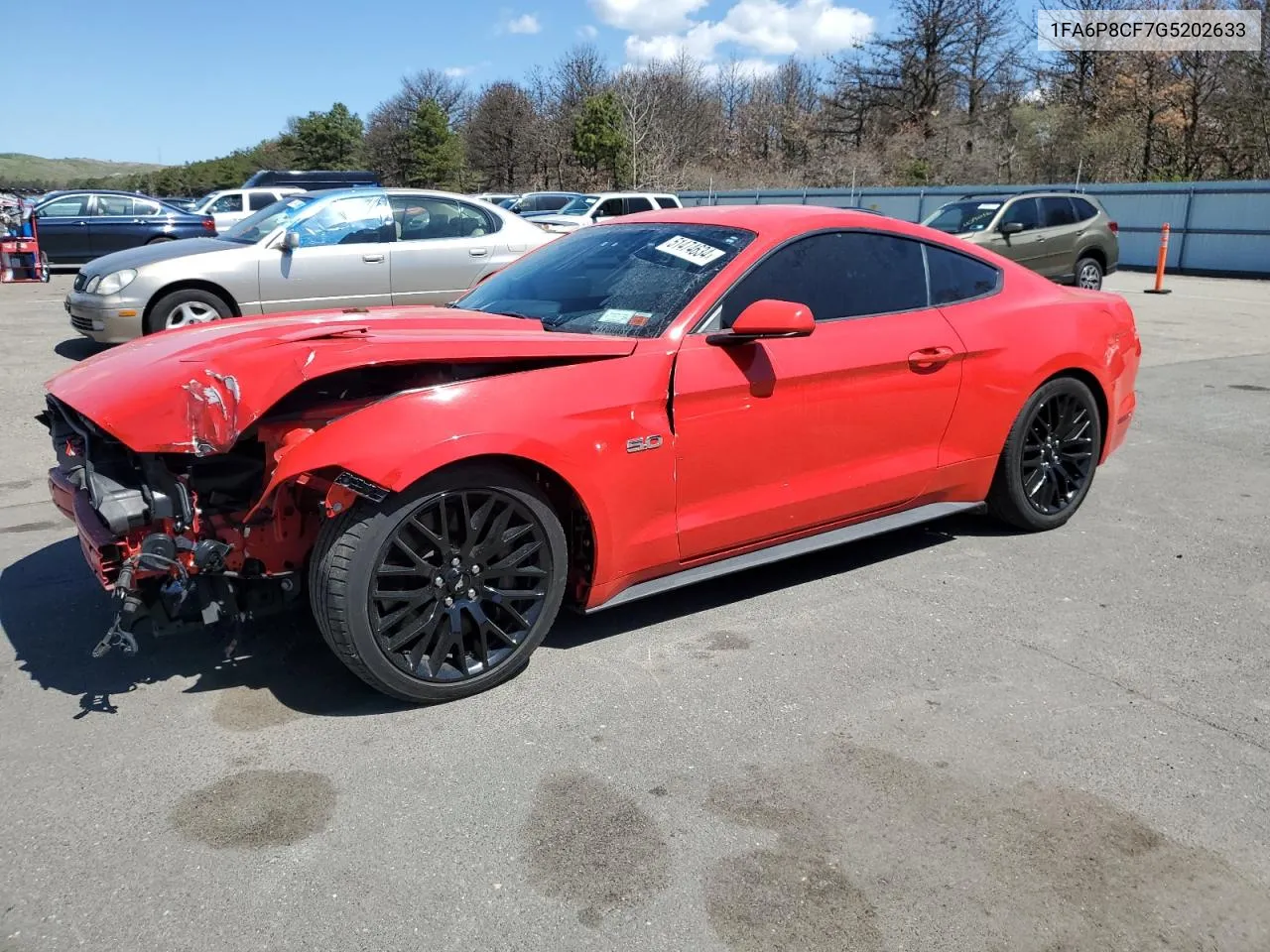 2016 Ford Mustang Gt VIN: 1FA6P8CF7G5202633 Lot: 51474634