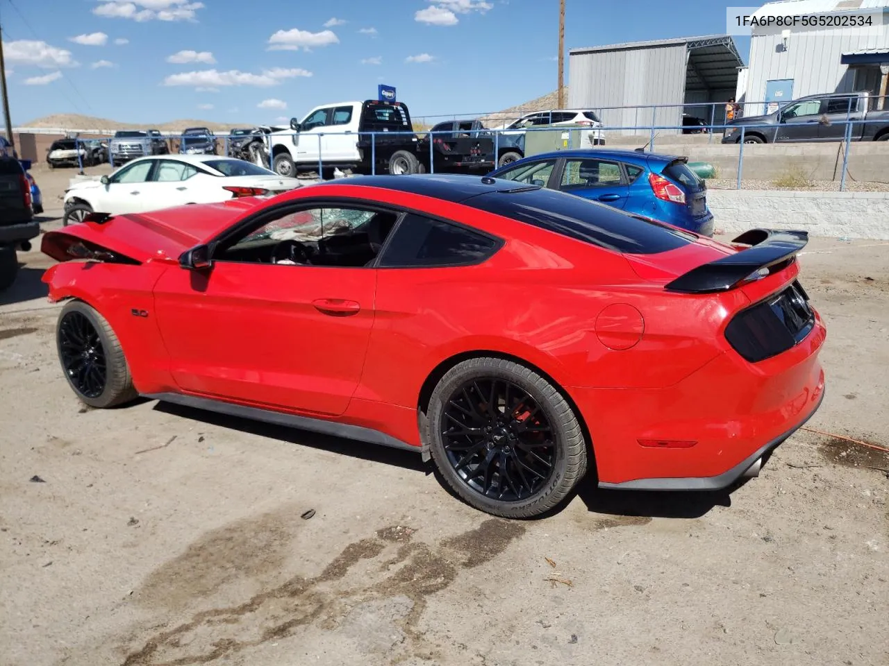 2016 Ford Mustang Gt VIN: 1FA6P8CF5G5202534 Lot: 52092074