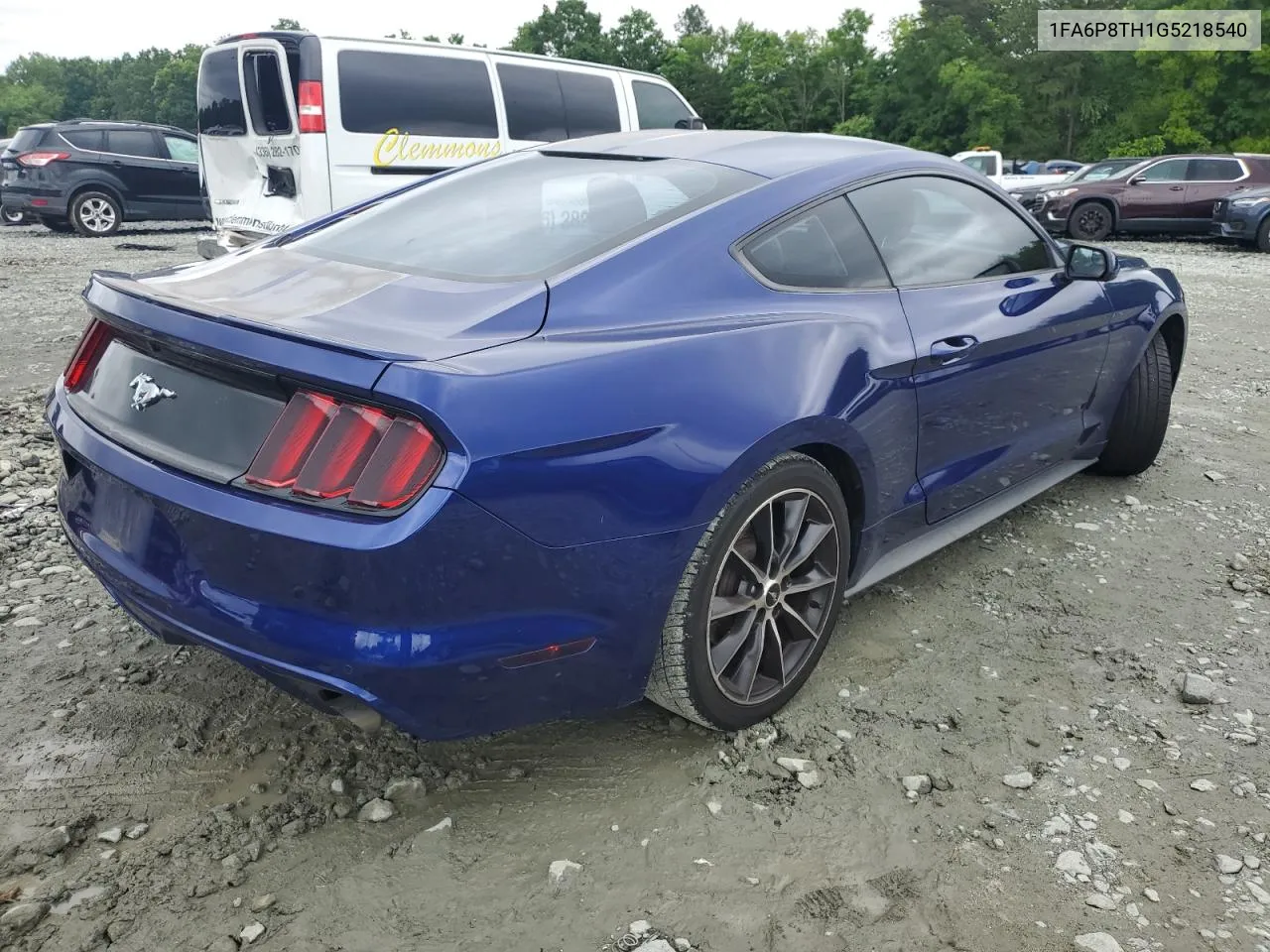 2016 Ford Mustang VIN: 1FA6P8TH1G5218540 Lot: 54529544