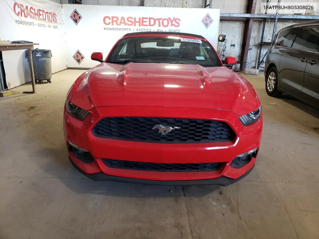 2016 Ford Mustang VIN: 1FATP8UH8G5308026 Lot: 57325204