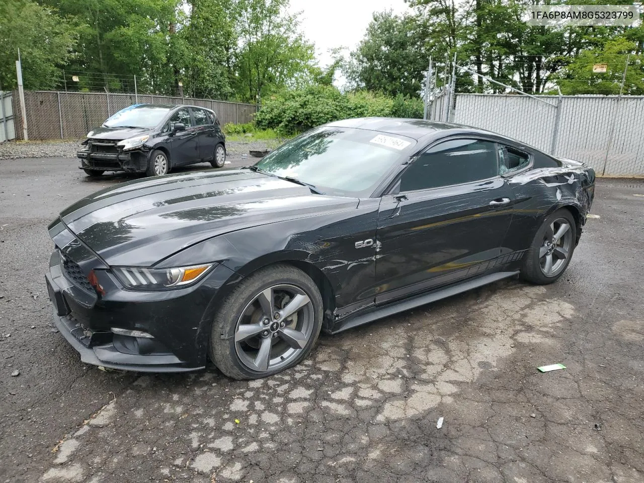 2016 Ford Mustang VIN: 1FA6P8AM8G5323799 Lot: 59501964