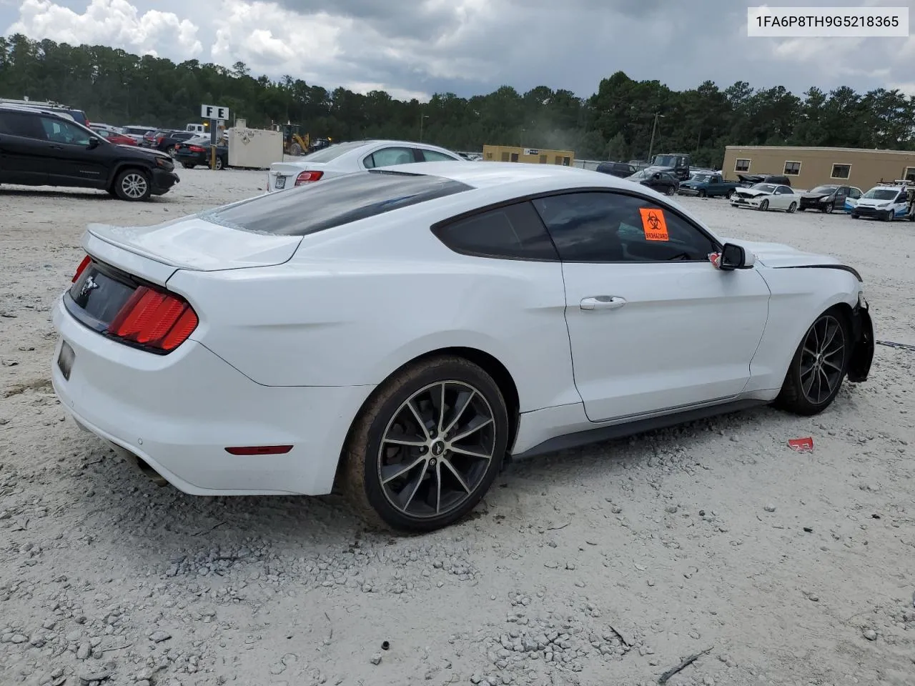 2016 Ford Mustang VIN: 1FA6P8TH9G5218365 Lot: 62040364