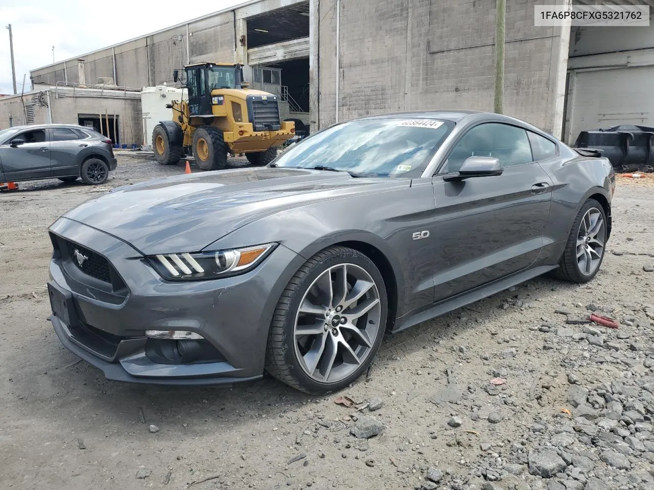 2016 Ford Mustang Gt VIN: 1FA6P8CFXG5321762 Lot: 62384424