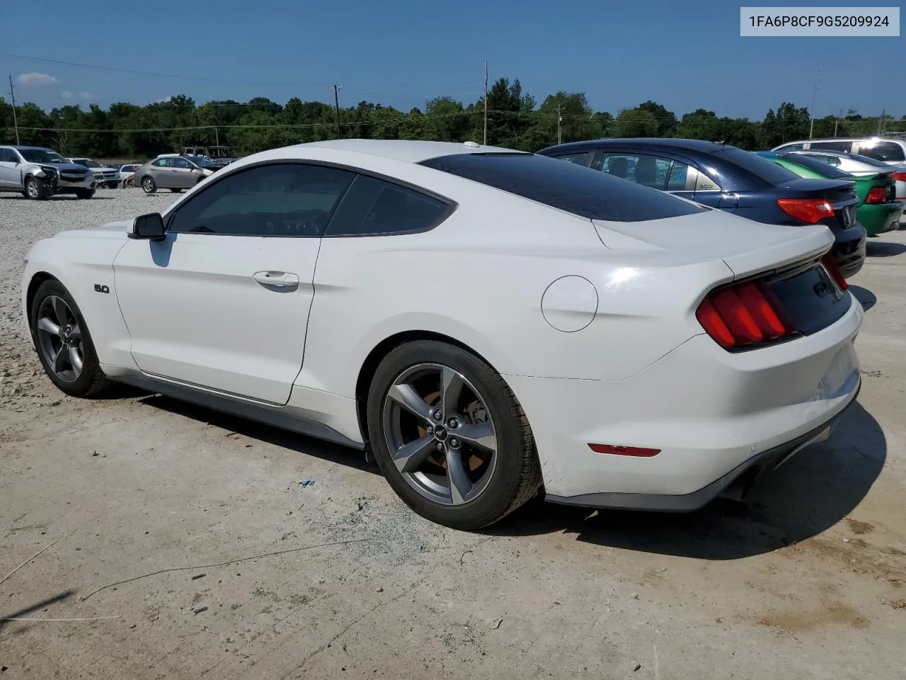 2016 Ford Mustang Gt VIN: 1FA6P8CF9G5209924 Lot: 62700624