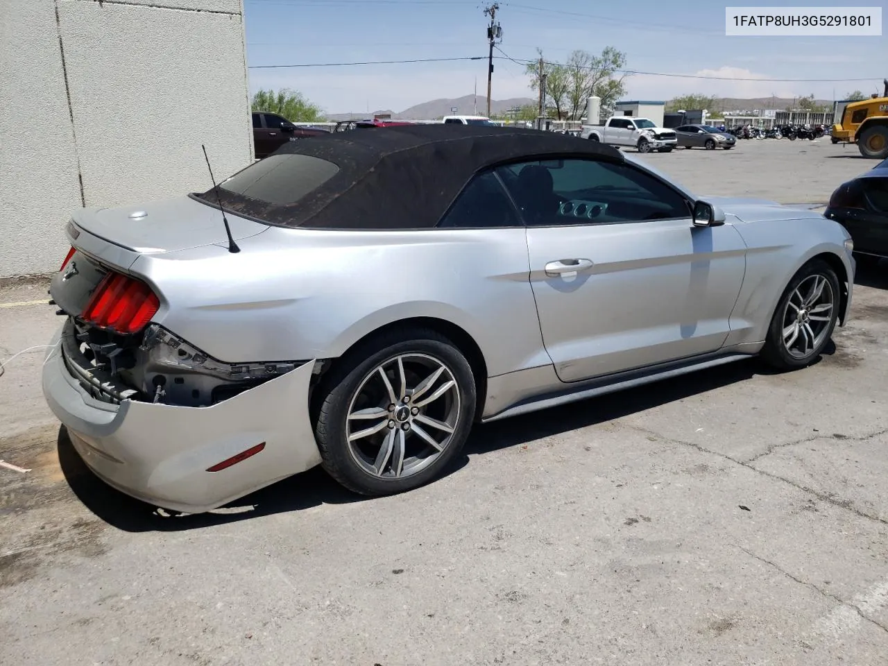 2016 Ford Mustang VIN: 1FATP8UH3G5291801 Lot: 62714794