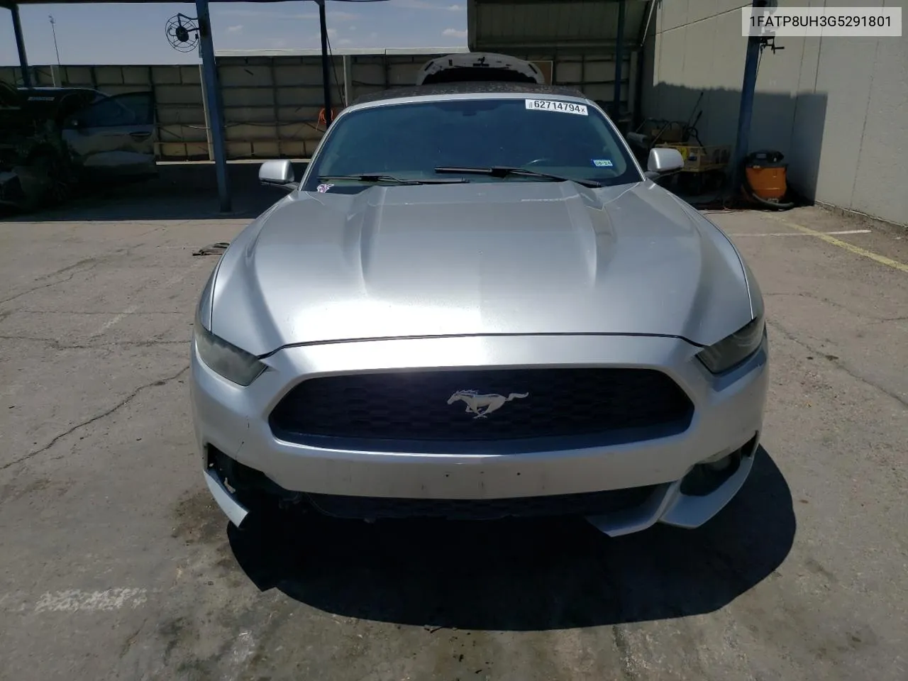 2016 Ford Mustang VIN: 1FATP8UH3G5291801 Lot: 62714794