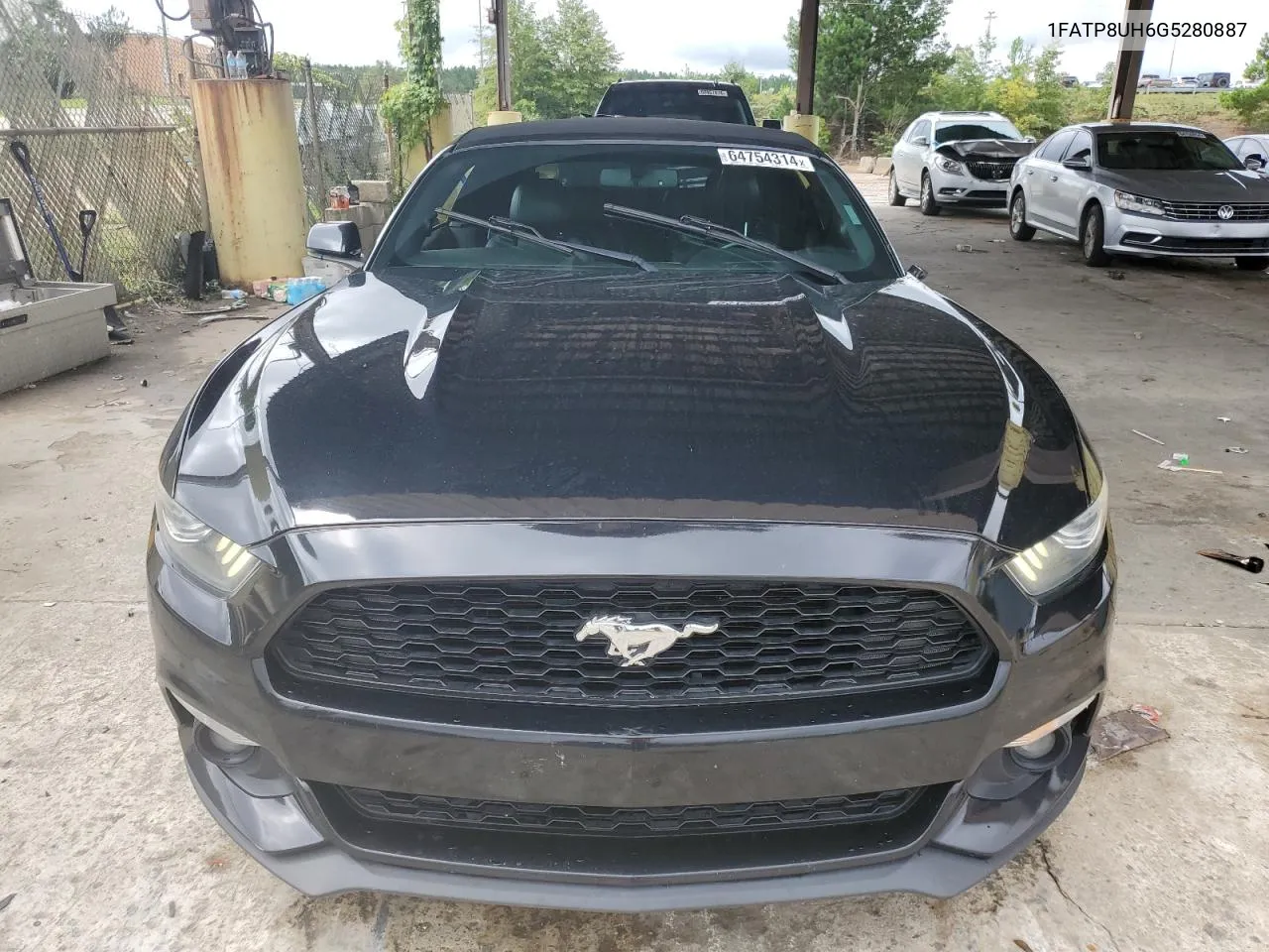 2016 Ford Mustang VIN: 1FATP8UH6G5280887 Lot: 64754314