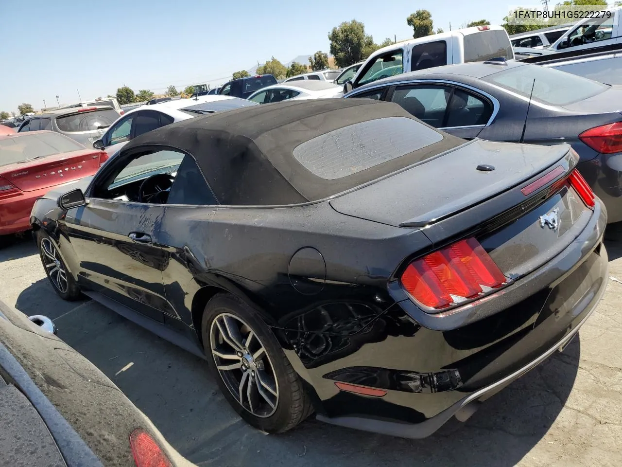 2016 Ford Mustang VIN: 1FATP8UH1G5222279 Lot: 65863424