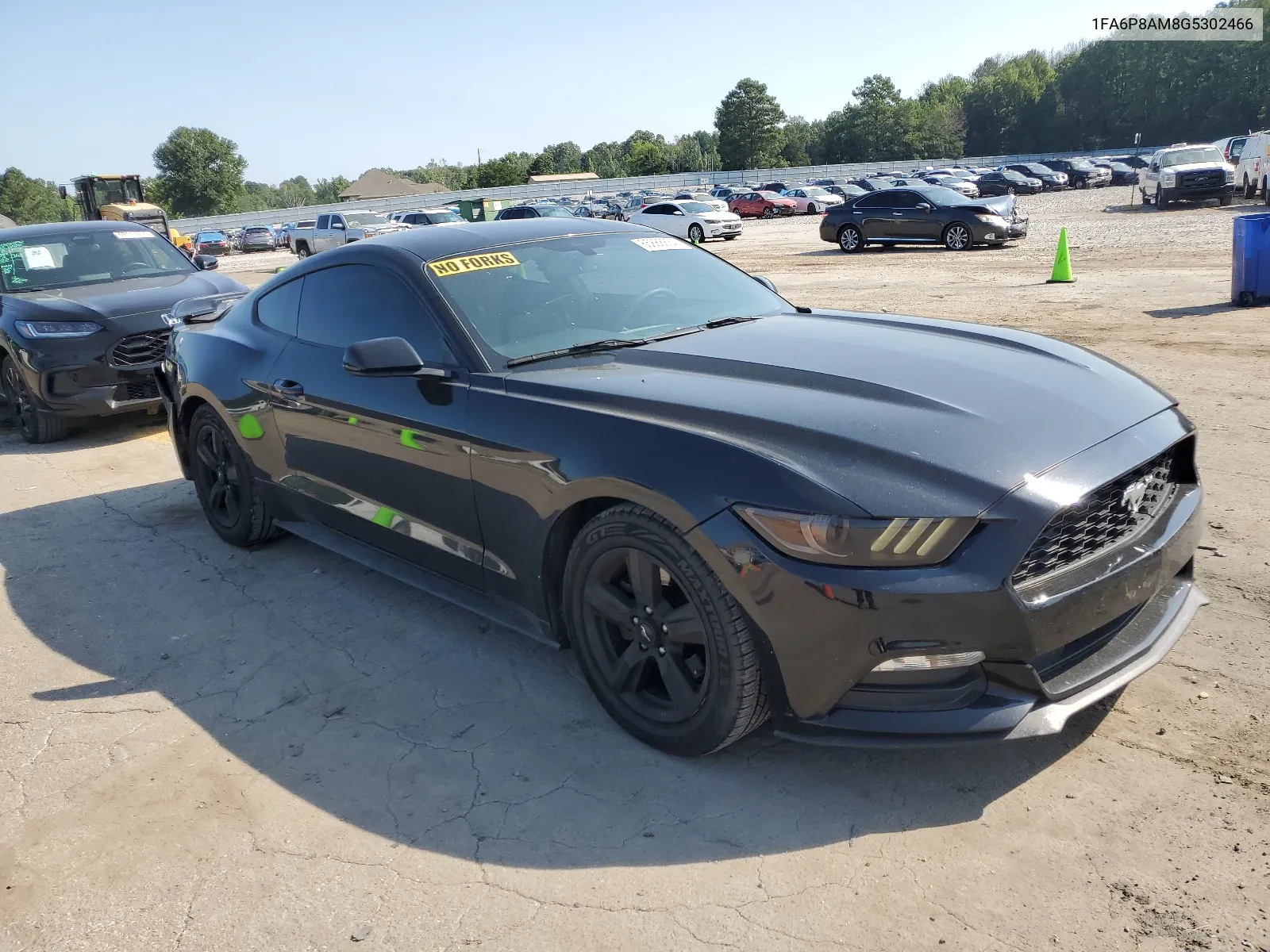 2016 Ford Mustang VIN: 1FA6P8AM8G5302466 Lot: 65888834