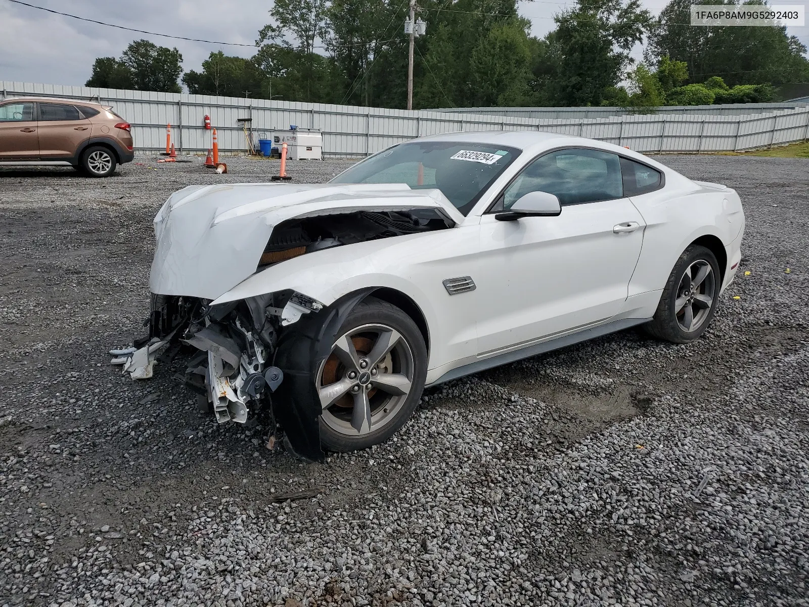 2016 Ford Mustang VIN: 1FA6P8AM9G5292403 Lot: 66329294