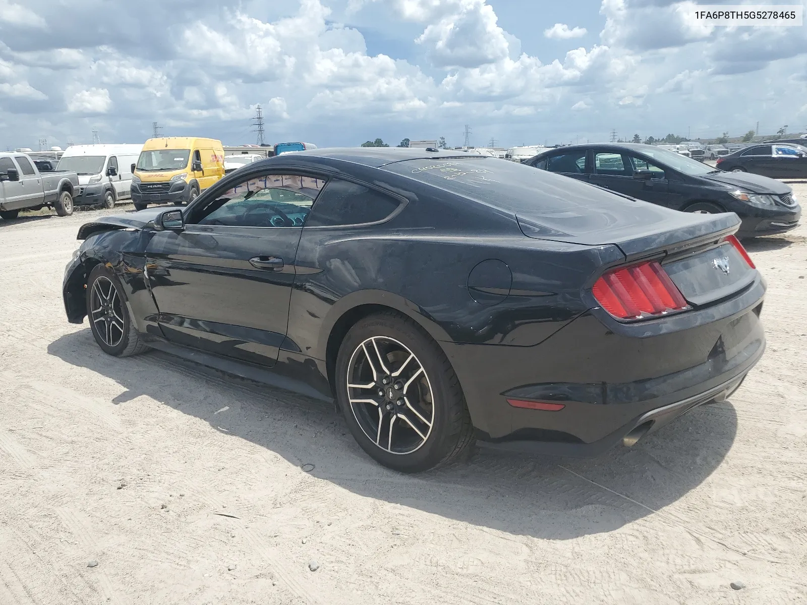 2016 Ford Mustang VIN: 1FA6P8TH5G5278465 Lot: 66634024