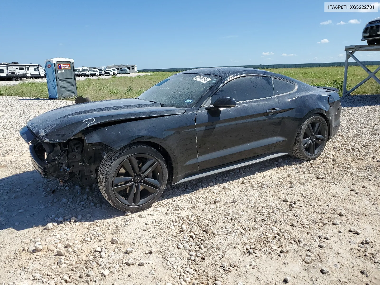 2016 Ford Mustang VIN: 1FA6P8THXG5222781 Lot: 67049274