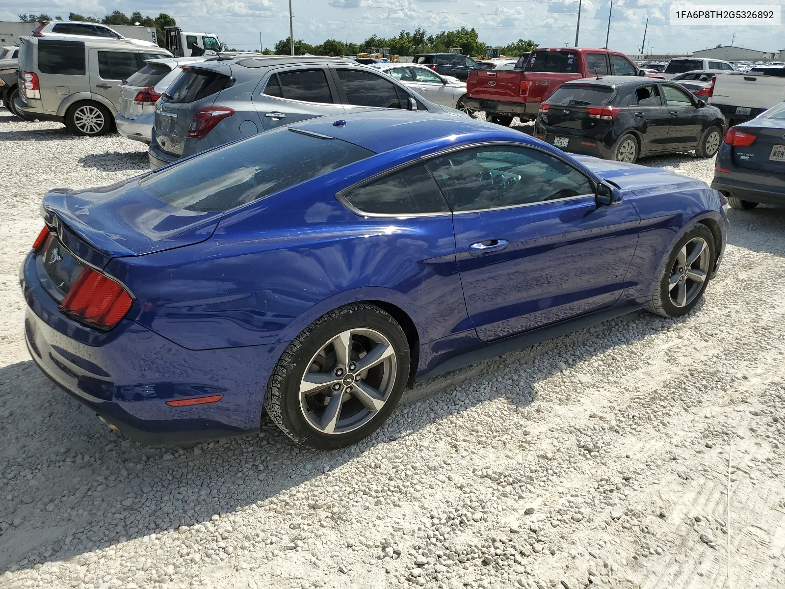 2016 Ford Mustang VIN: 1FA6P8TH2G5326892 Lot: 67301554