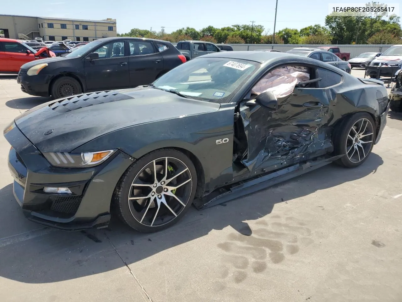 2016 Ford Mustang Gt VIN: 1FA6P8CF2G5255417 Lot: 67407694