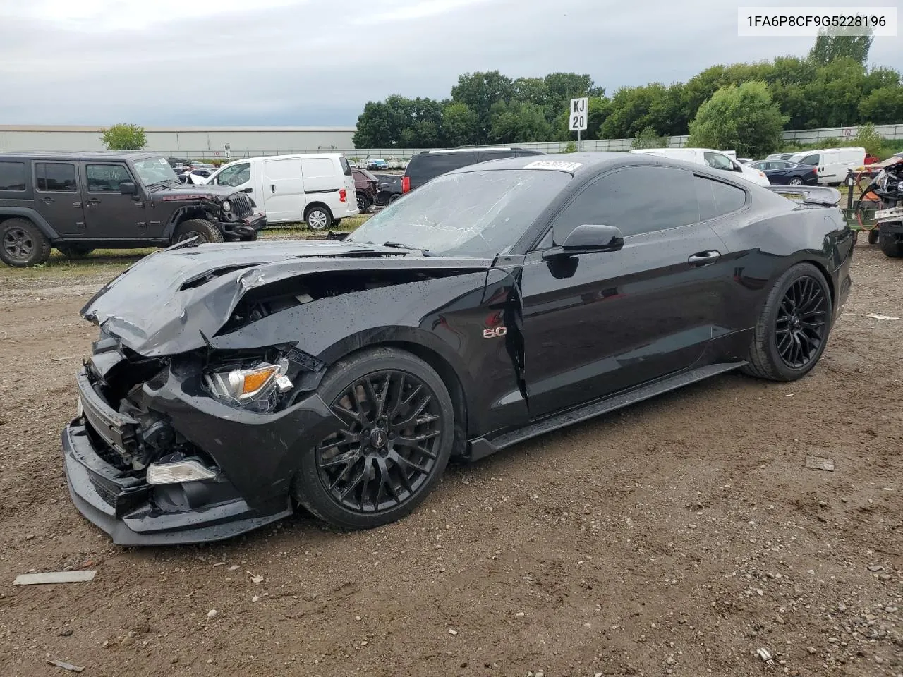 2016 Ford Mustang Gt VIN: 1FA6P8CF9G5228196 Lot: 67570774