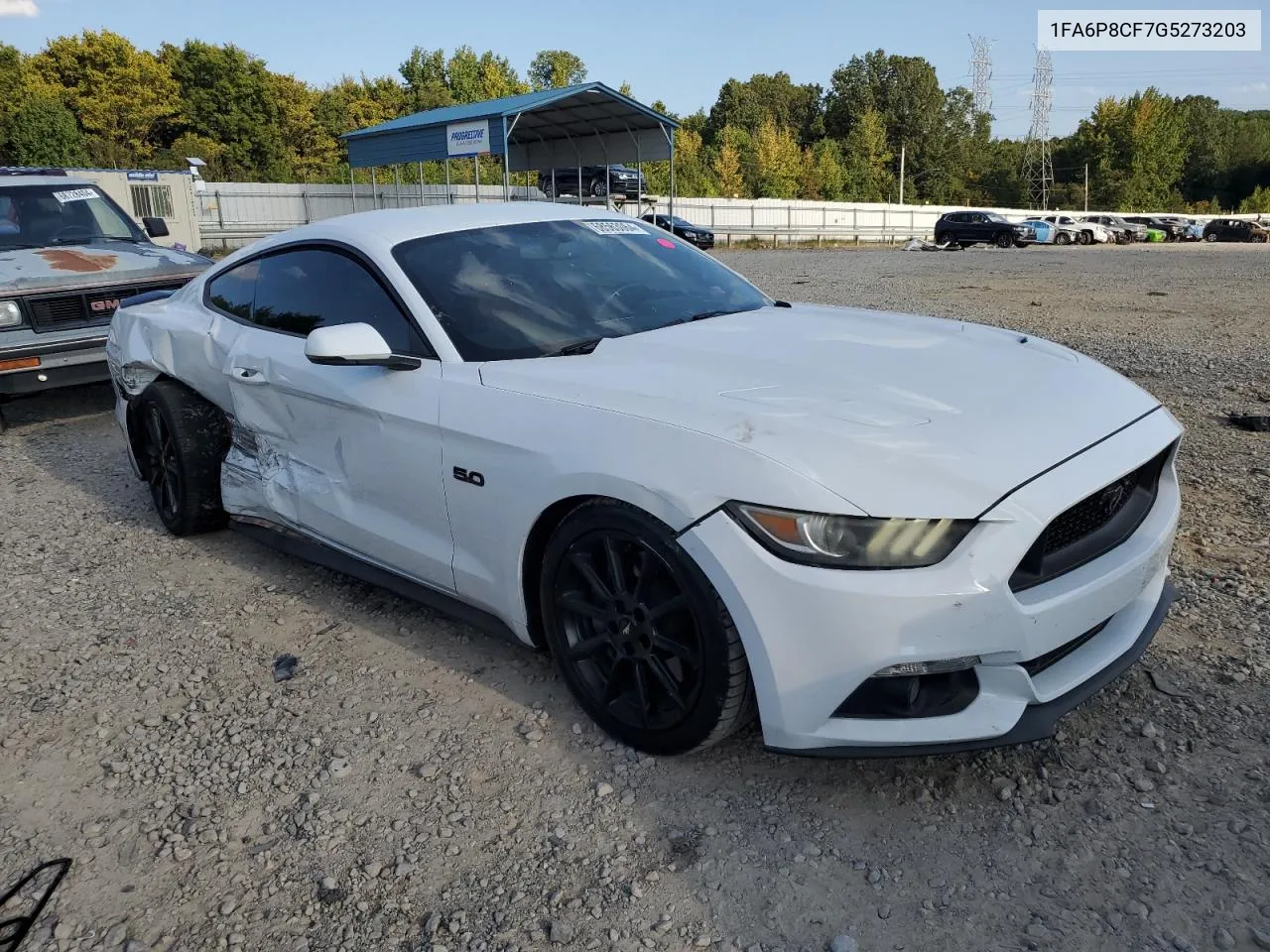 2016 Ford Mustang Gt VIN: 1FA6P8CF7G5273203 Lot: 68563064