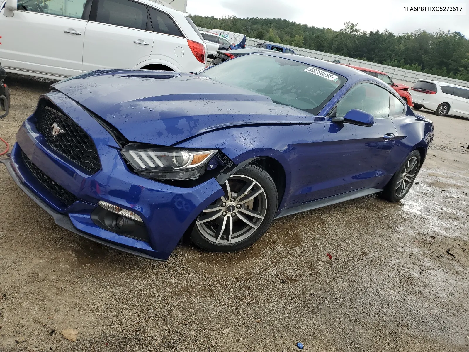 2016 Ford Mustang VIN: 1FA6P8THXG5273617 Lot: 68804694