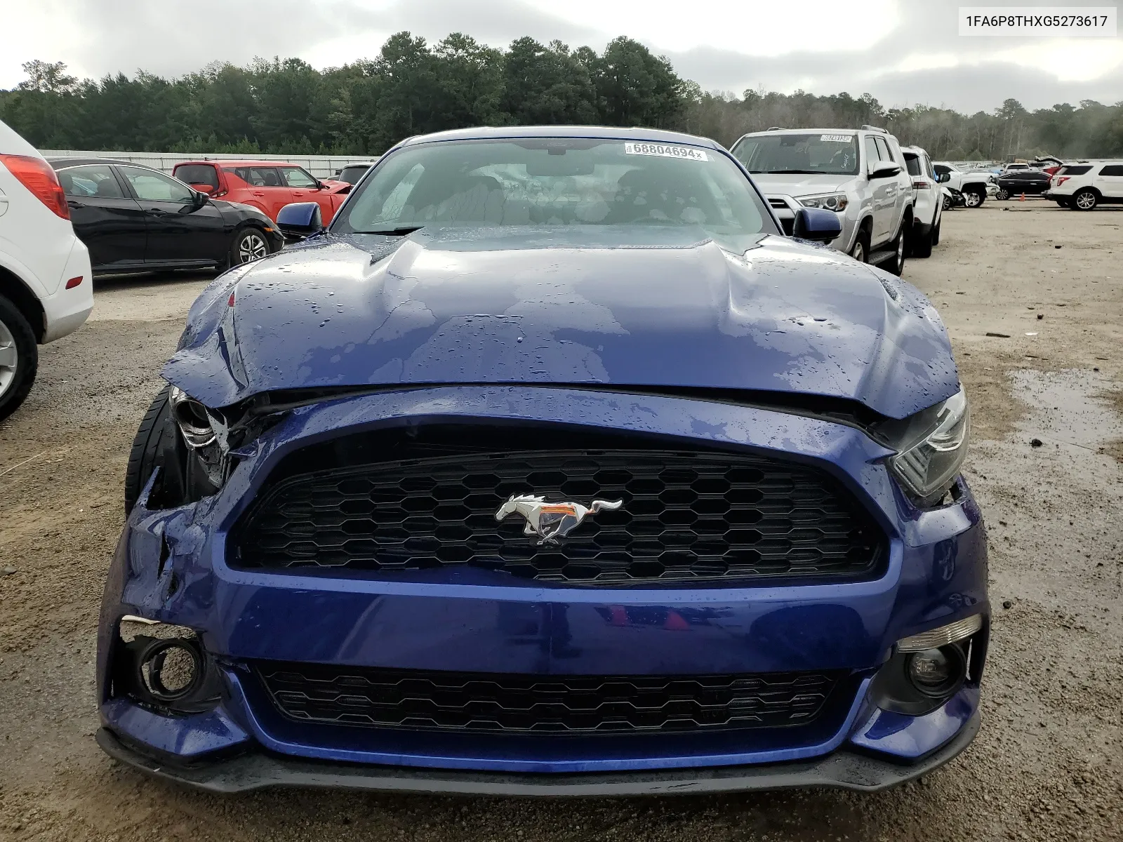 2016 Ford Mustang VIN: 1FA6P8THXG5273617 Lot: 68804694