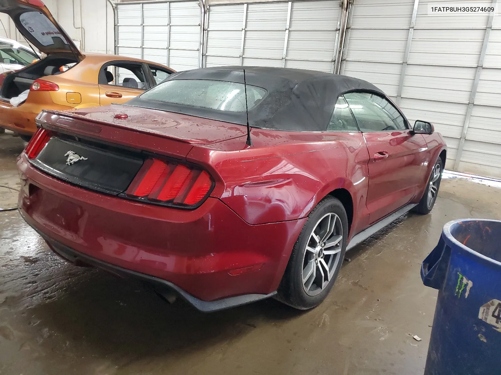 2016 Ford Mustang VIN: 1FATP8UH3G5274609 Lot: 68820604