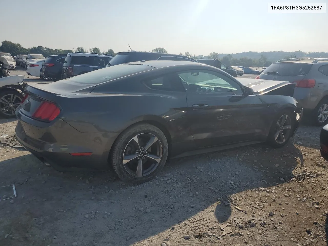 2016 Ford Mustang VIN: 1FA6P8TH3G5252687 Lot: 68925554