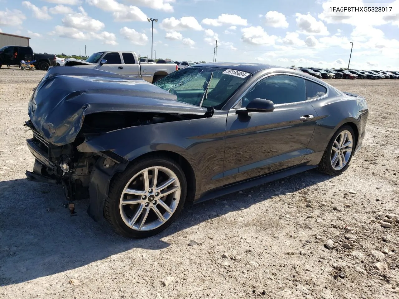 2016 Ford Mustang VIN: 1FA6P8THXG5328017 Lot: 69156604