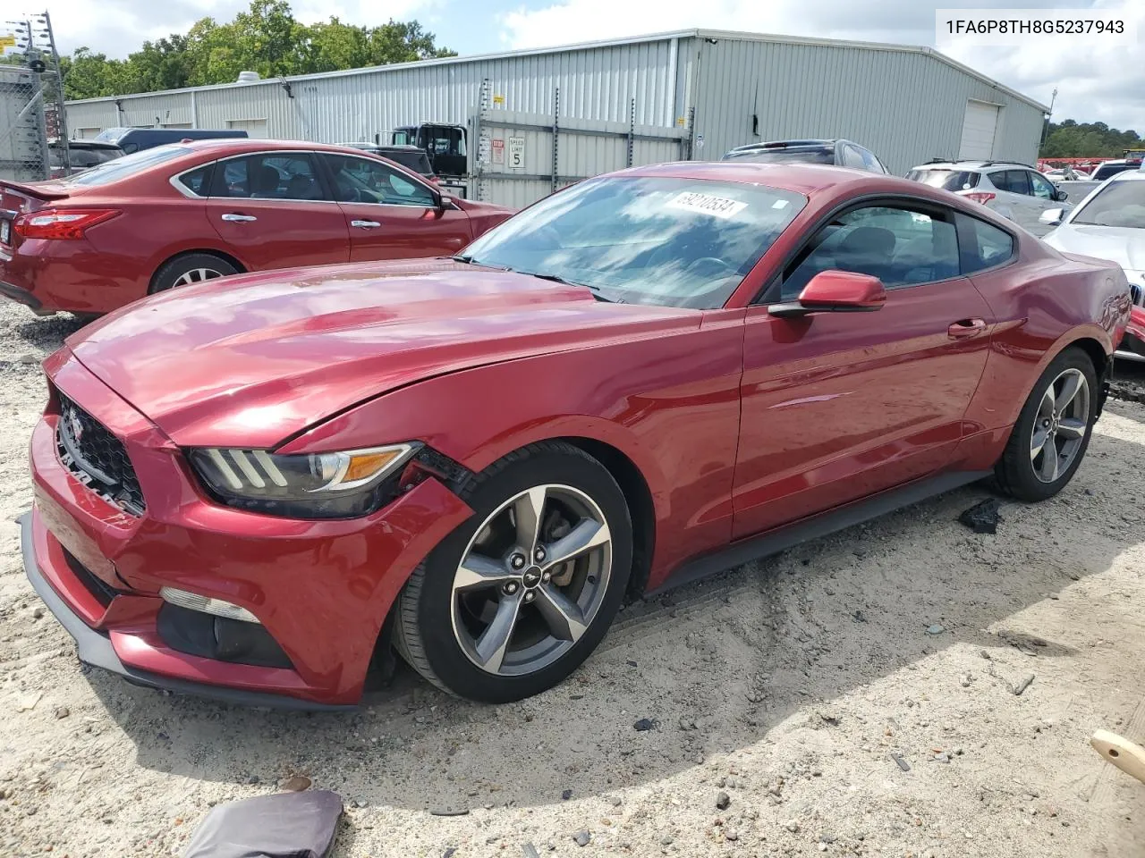 2016 Ford Mustang VIN: 1FA6P8TH8G5237943 Lot: 69210534