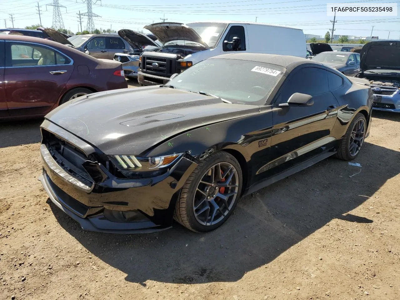 2016 Ford Mustang Gt VIN: 1FA6P8CF5G5235498 Lot: 69279754