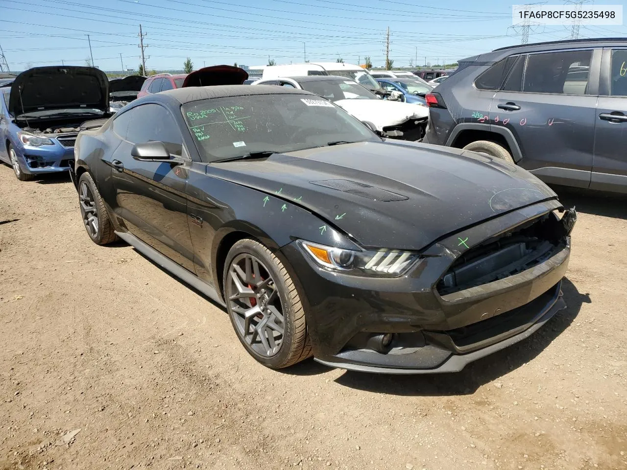 2016 Ford Mustang Gt VIN: 1FA6P8CF5G5235498 Lot: 69279754