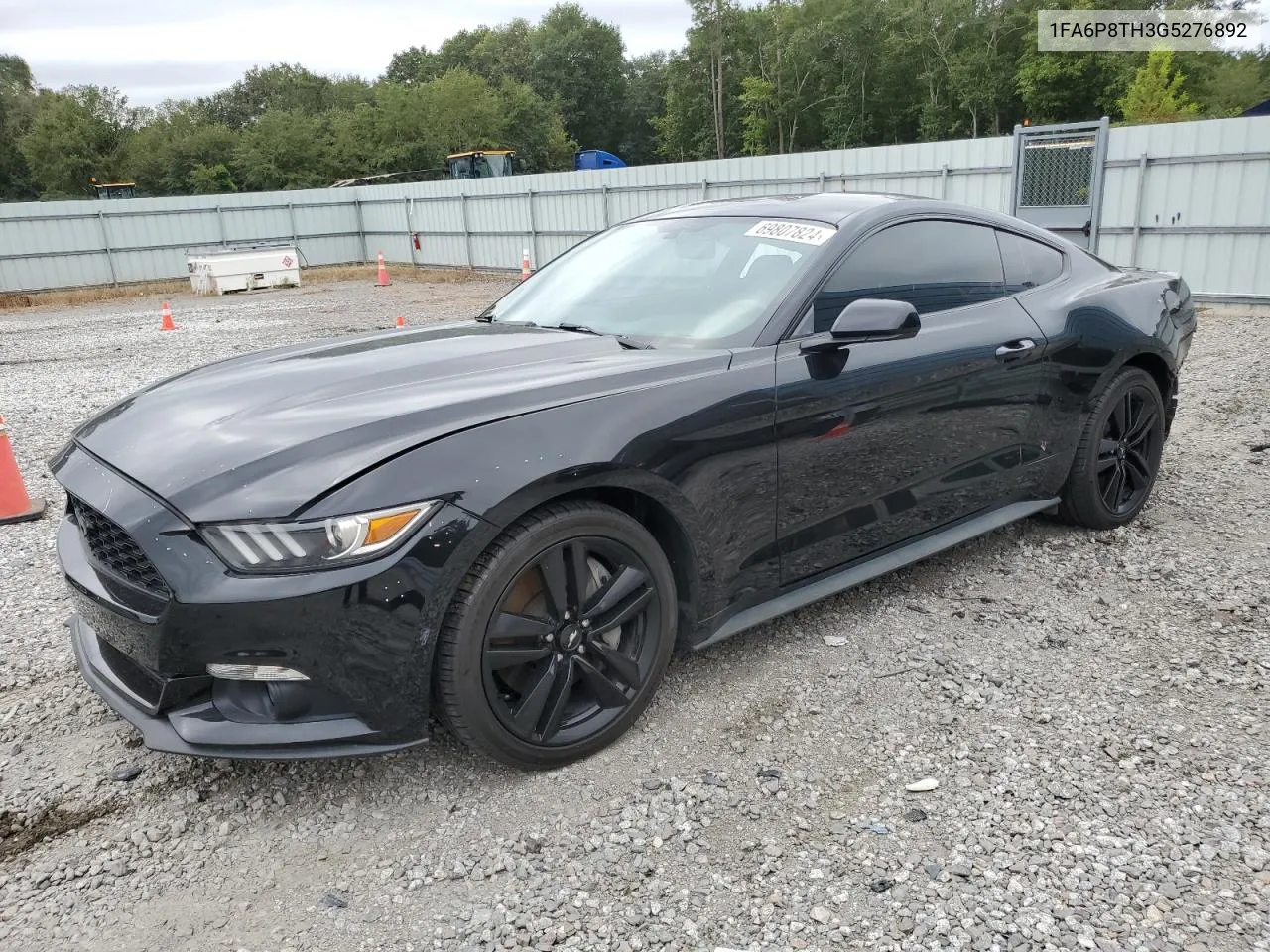 2016 Ford Mustang VIN: 1FA6P8TH3G5276892 Lot: 69807824