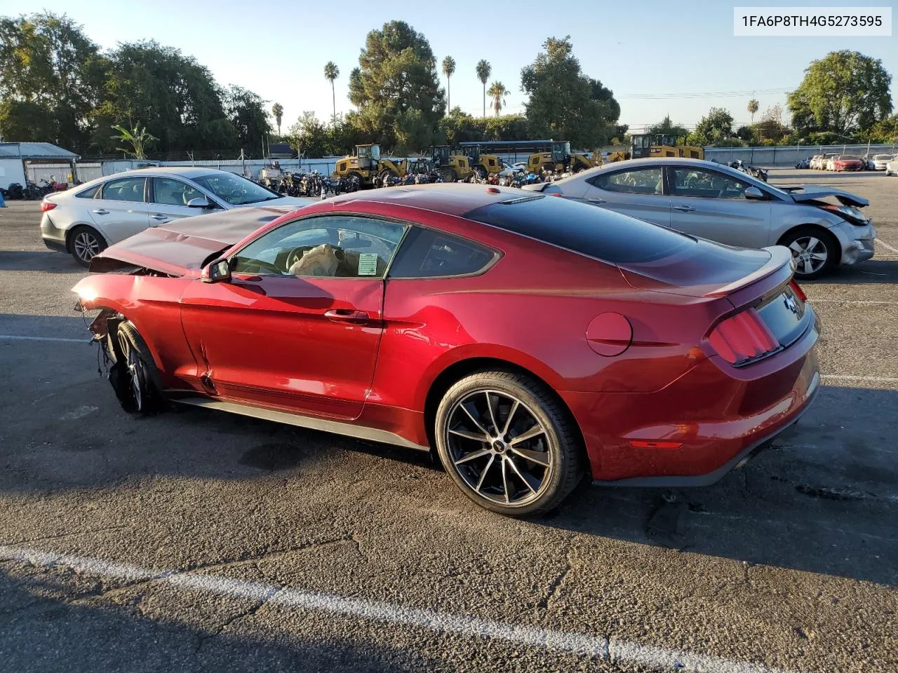 2016 Ford Mustang VIN: 1FA6P8TH4G5273595 Lot: 69813944