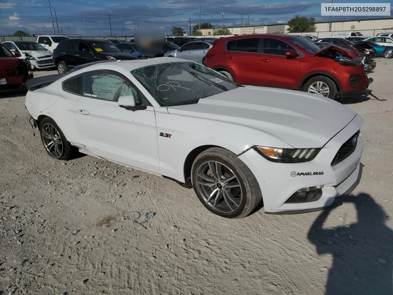 2016 Ford Mustang VIN: 1FA6P8TH2G5298897 Lot: 70048384