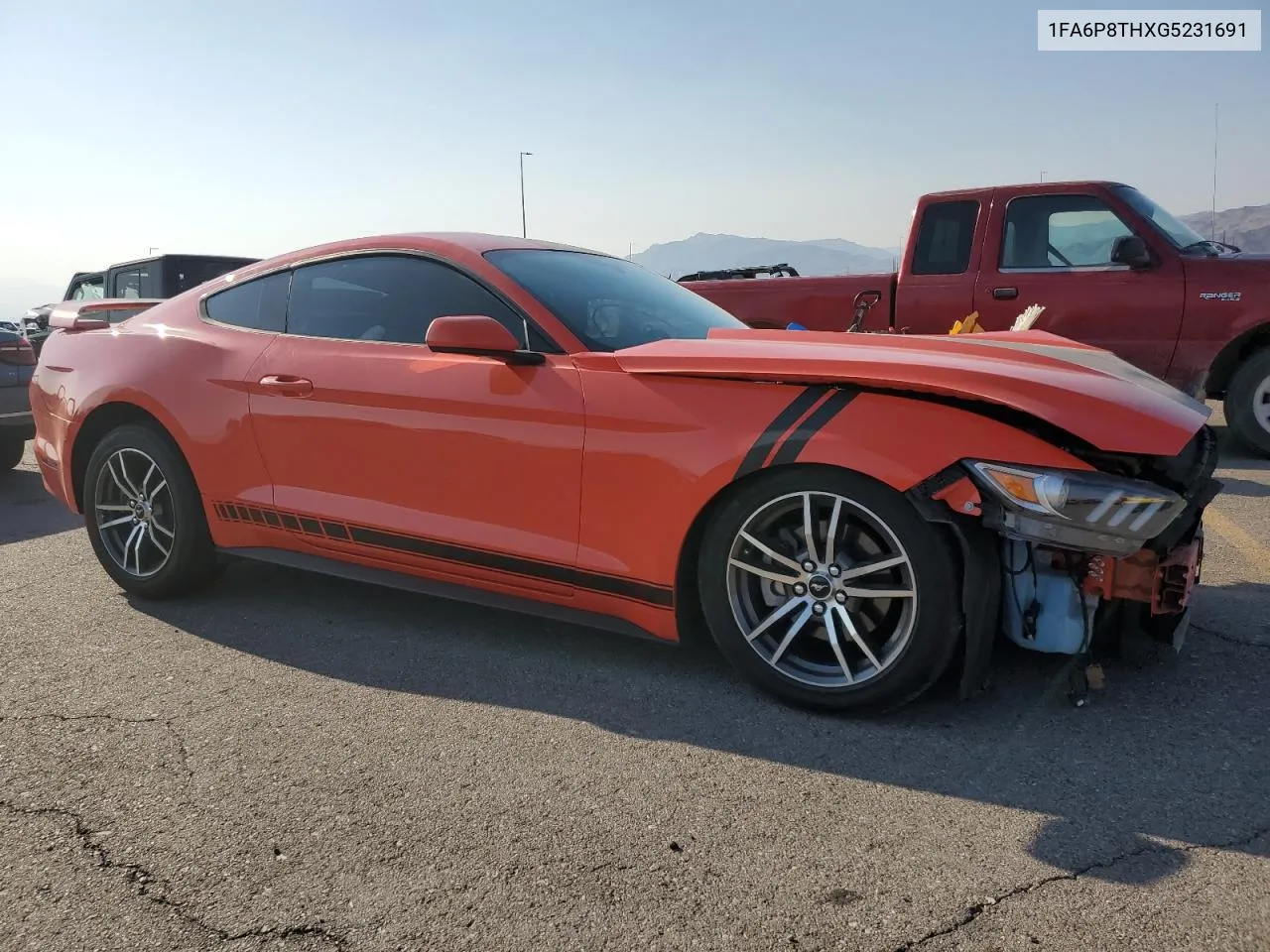 2016 Ford Mustang VIN: 1FA6P8THXG5231691 Lot: 70323674