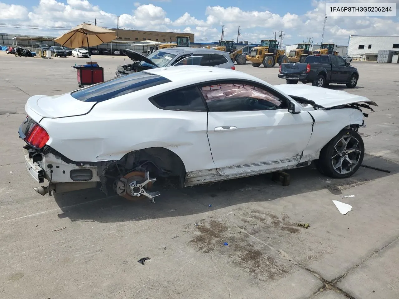 2016 Ford Mustang VIN: 1FA6P8TH3G5206244 Lot: 70507974