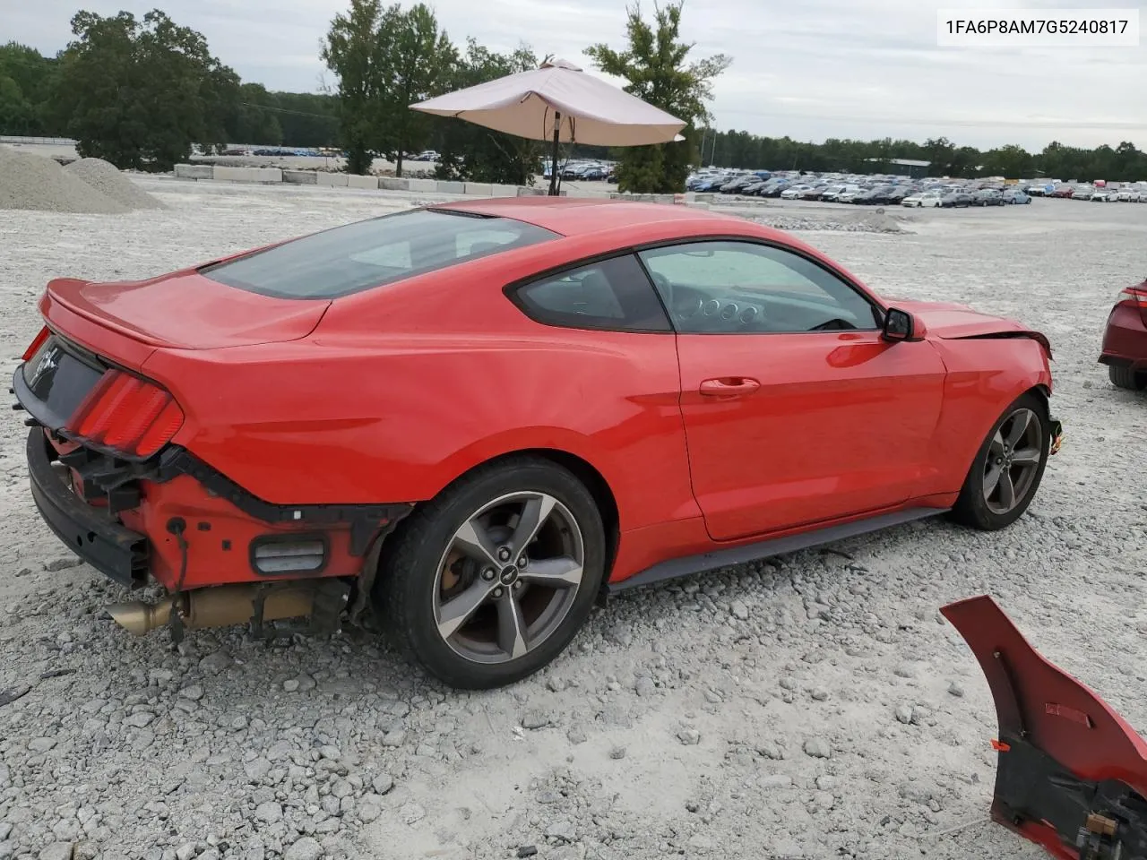 2016 Ford Mustang VIN: 1FA6P8AM7G5240817 Lot: 70677744