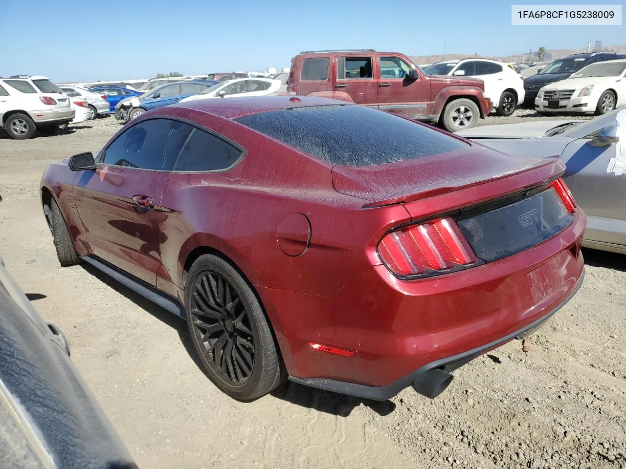 2016 Ford Mustang Gt VIN: 1FA6P8CF1G5238009 Lot: 70693834