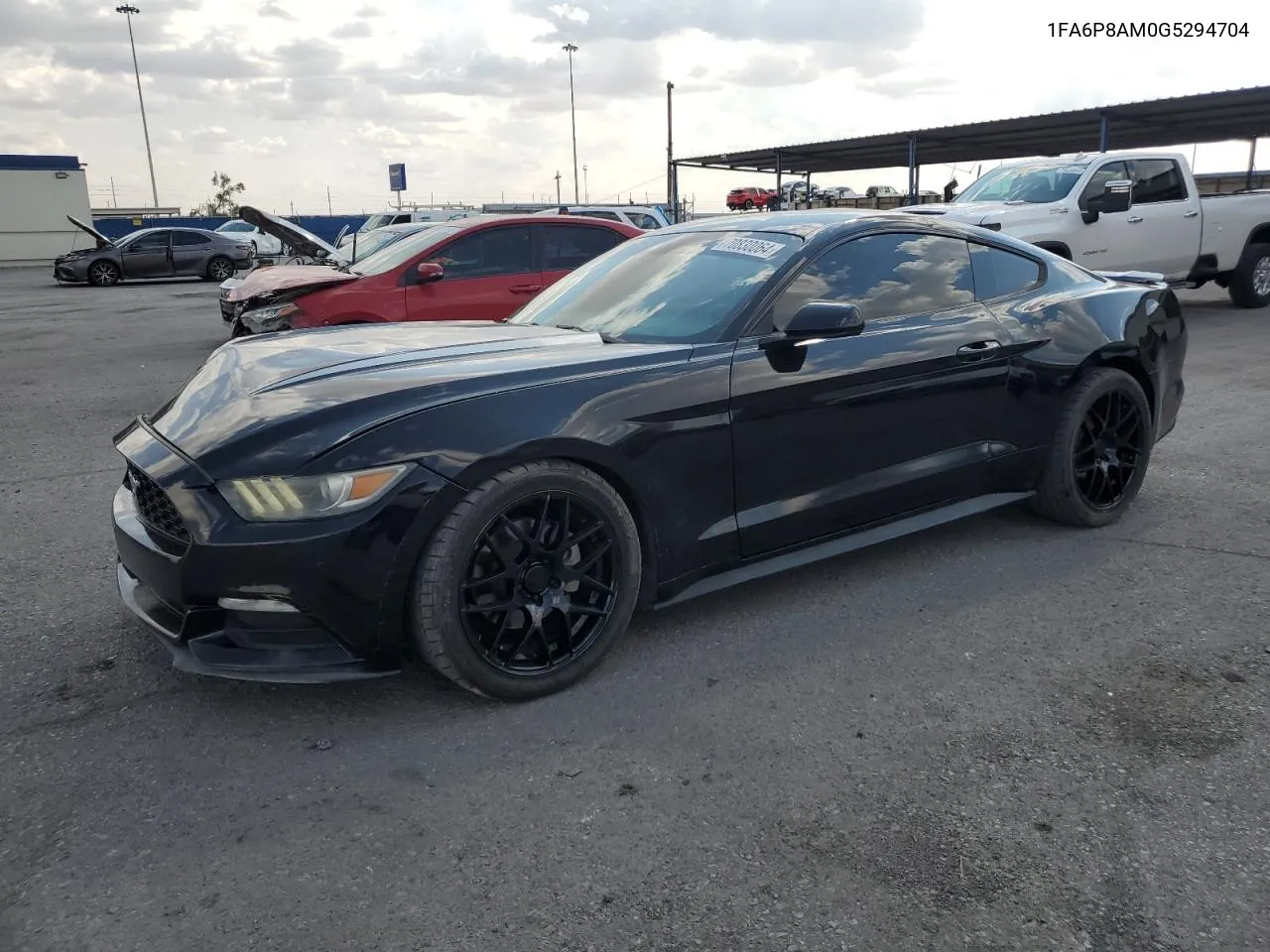 2016 Ford Mustang VIN: 1FA6P8AM0G5294704 Lot: 70830064