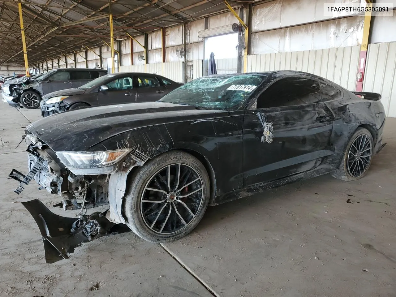 2016 Ford Mustang VIN: 1FA6P8TH6G5305091 Lot: 71017914